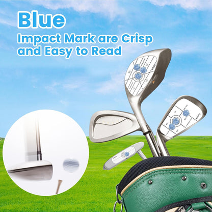 Golf Impact Tape Labels Self-Teaching Sweet Spot and Consistency Analysis Improve Golf Swing Accuracy and Distance Choose between 150 Pc and 300 Pc