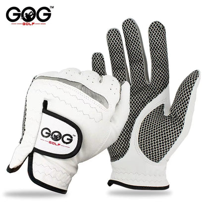 Pack 1 Pc Golf Gloves Men'S Left/Right Hand Soft Breathable Pure Sheepskin with Anti-Slip Granules Golf Gloves Golf Men