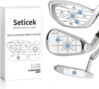 Golf Impact Tape Labels Self-Teaching Sweet Spot and Consistency Analysis Improve Golf Swing Accuracy and Distance Choose between 150 Pc and 300 Pc