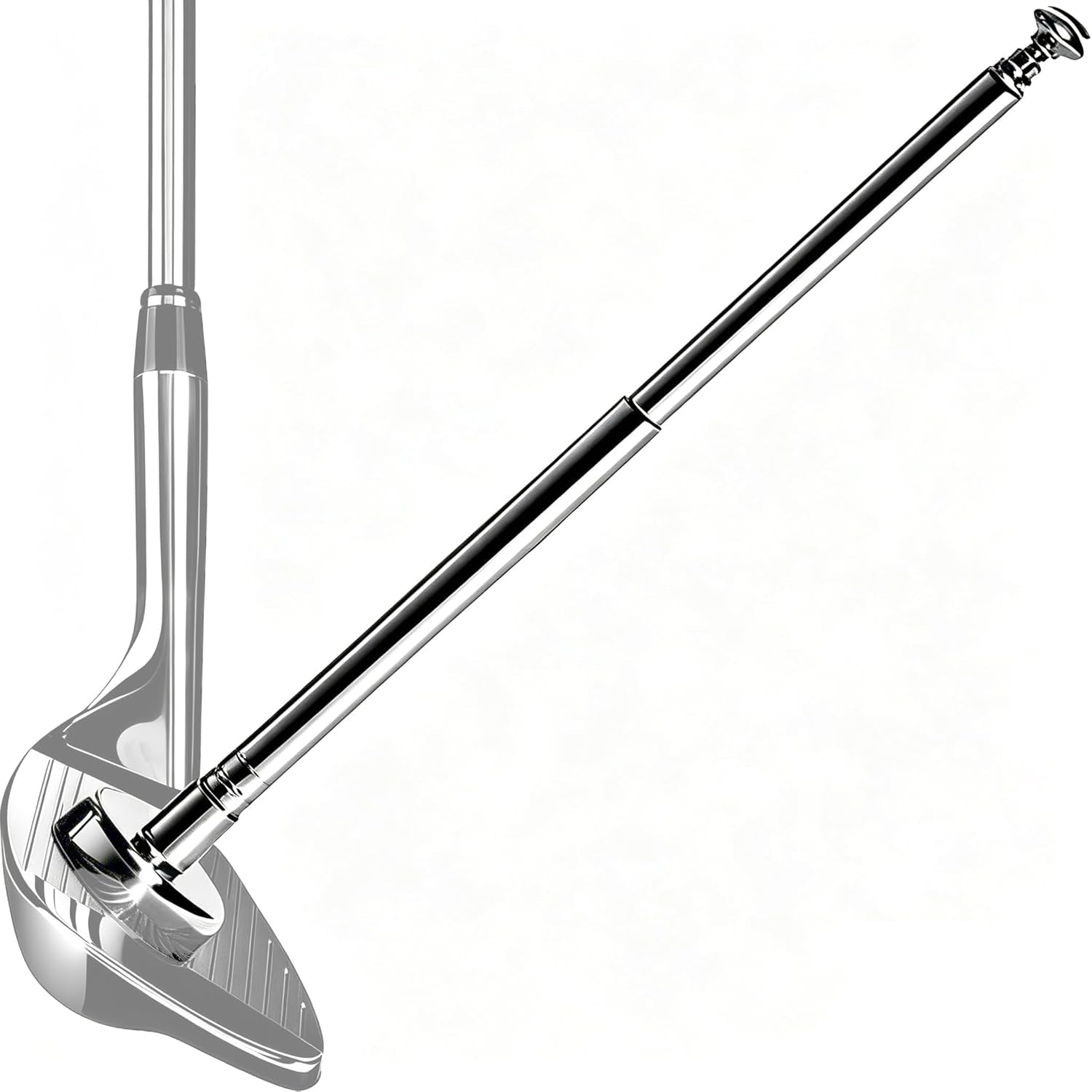 Golf Alignment Rods, 7 Length Adjustments - Golf Alignment Stick Corrector Lie Angle Tool, Golf Swing Training Aids Aiming Stick - Golf Club Face Aim, Visualize and Align Your Golf Shot