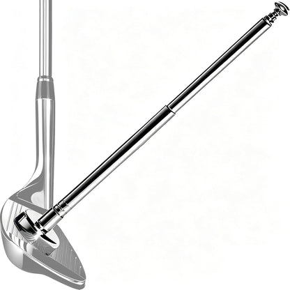 Golf Alignment Rods, 7 Length Adjustments - Golf Alignment Stick Corrector Lie Angle Tool, Golf Swing Training Aids Aiming Stick - Golf Club Face Aim, Visualize and Align Your Golf Shot
